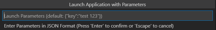 webOS TV VSCE 1.2.0 Launch with parameters_parameter input example